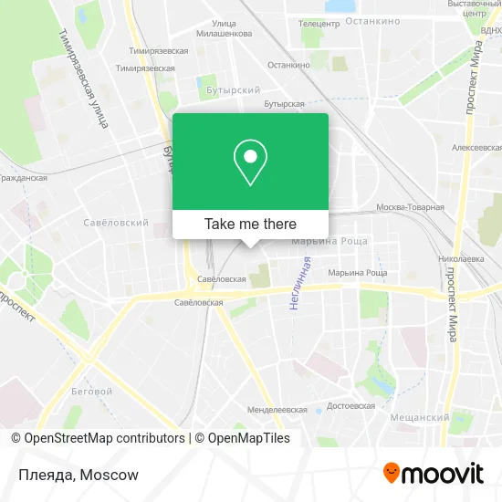 Плеяда map