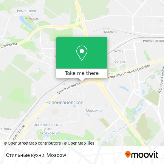 Стильные кухни map