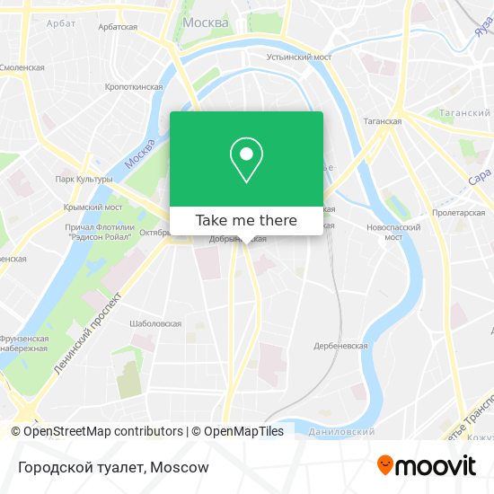 Городской туалет map