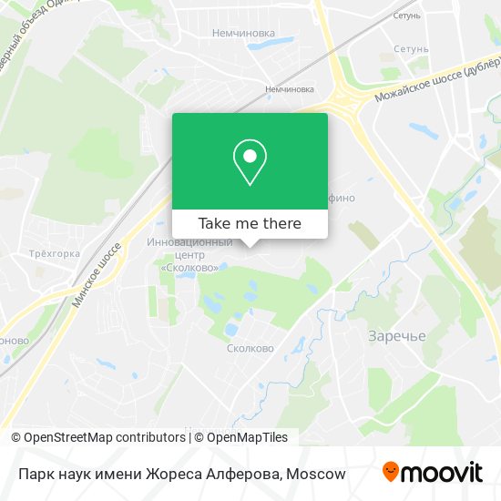 Парк наук имени Жореса Алферова map