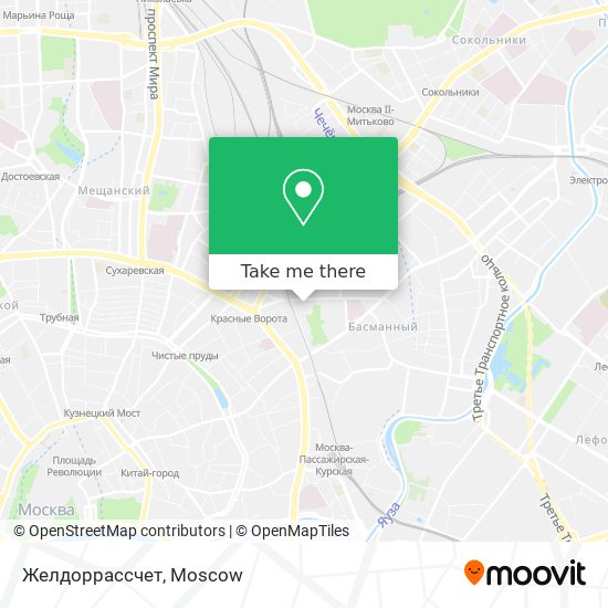 Желдоррассчет map