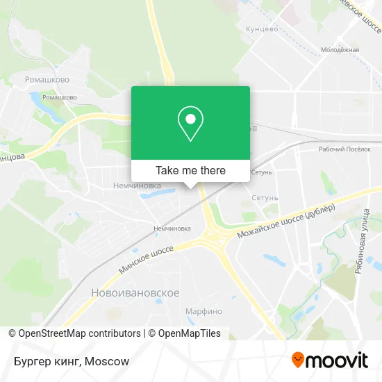 Бургер кинг map