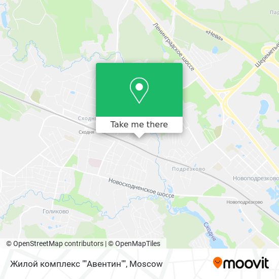 Жилой комплекс ""Авентин"" map