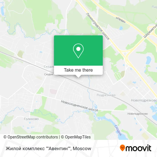 Жилой комплекс ""Авентин"" map