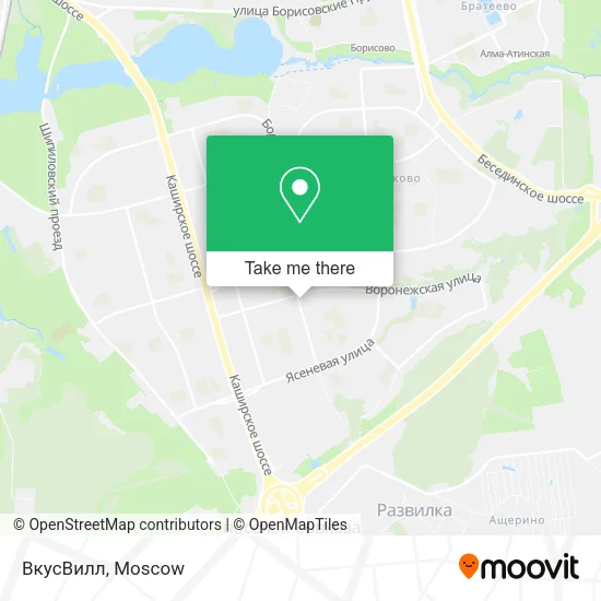 ВкусВилл map