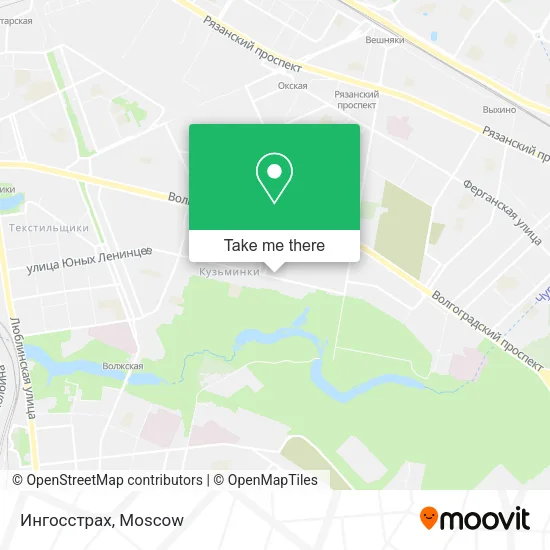 Ингосстрах map