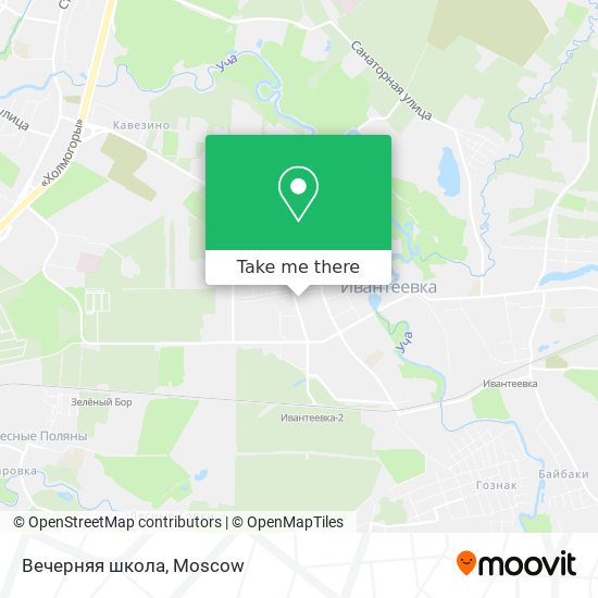Вечерняя школа map