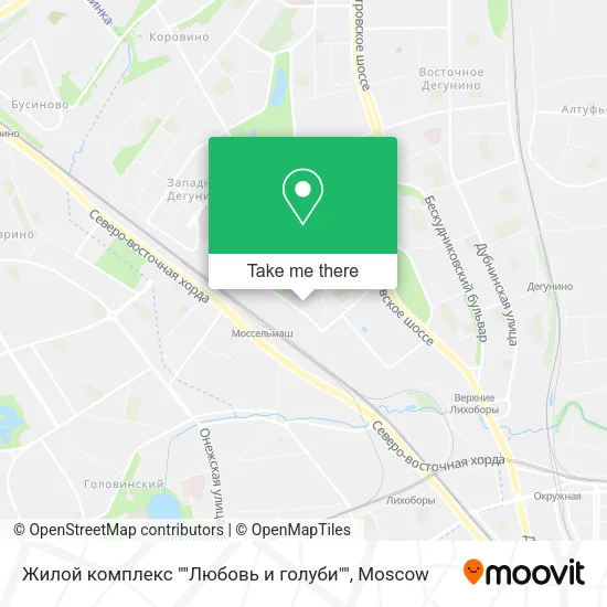 Жилой комплекс ""Любовь и голуби"" map