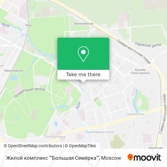 Жилой комплекс ""Большая Семёрка"" map