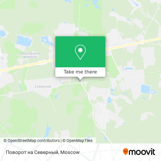 Поворот на Северный map