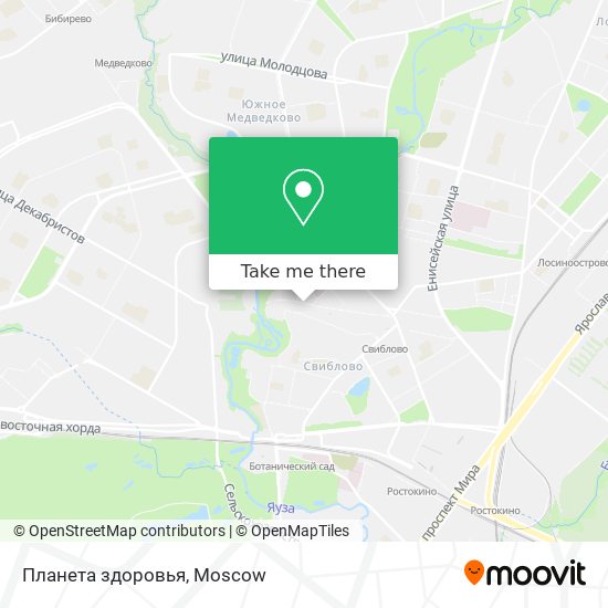 Планета здоровья map