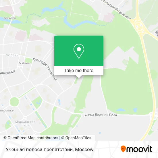 Учебная полоса препятствий map