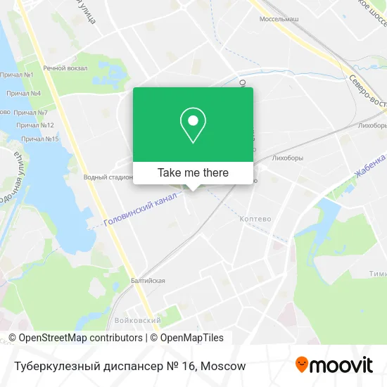 Туберкулезный диспансер № 16 map