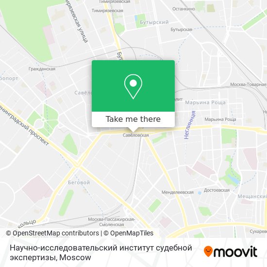Научно-исследовательский институт судебной экспертизы map
