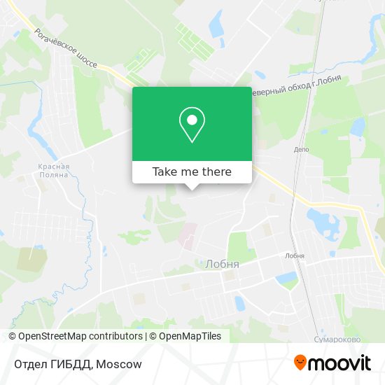 Отдел ГИБДД map