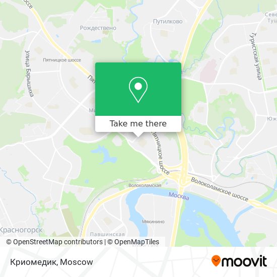 Криомедик map