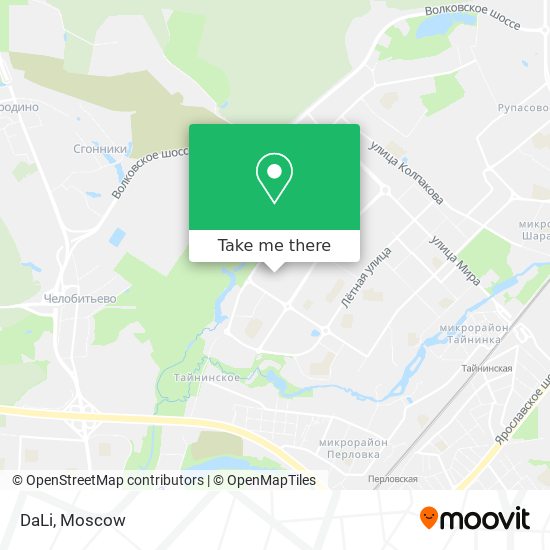 DaLi map