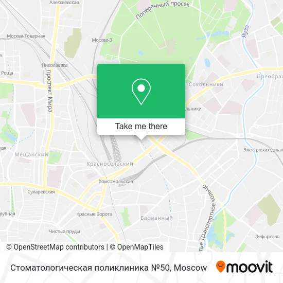 Стоматологическая поликлиника №50 map