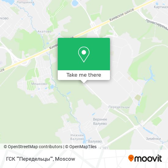 ГСК ""Передельцы"" map