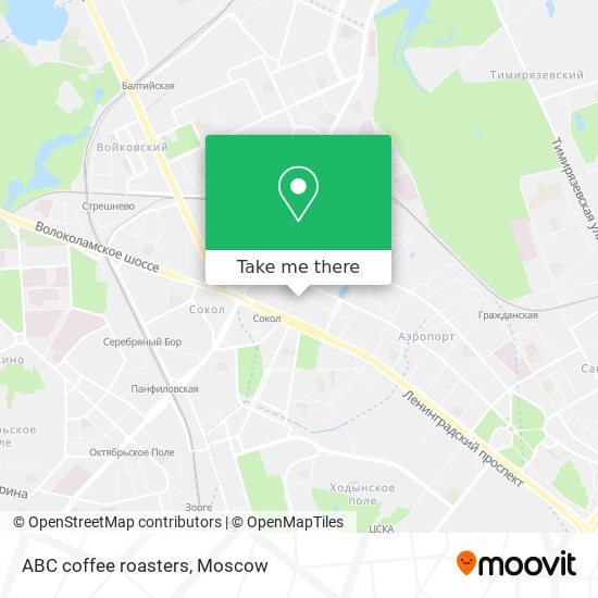 ABC coffee roasters map