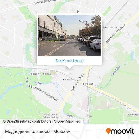 Медведковское шоссе map