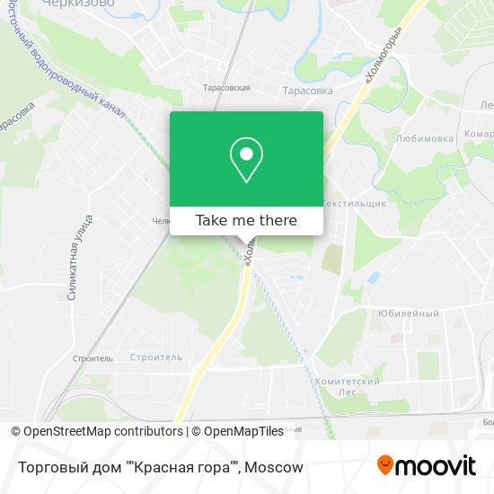 Торговый дом ""Красная гора"" map