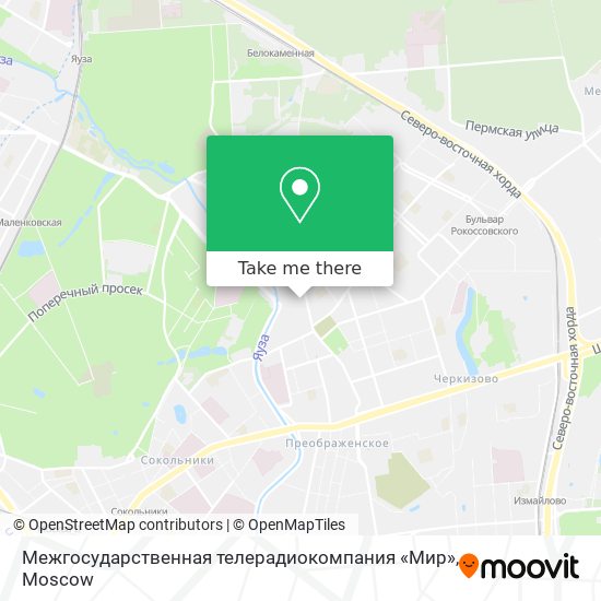 Межгосударственная телерадиокомпания «Мир» map