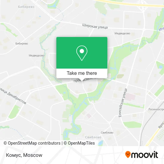 Комус map