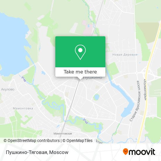 Пушкино-Тяговая map