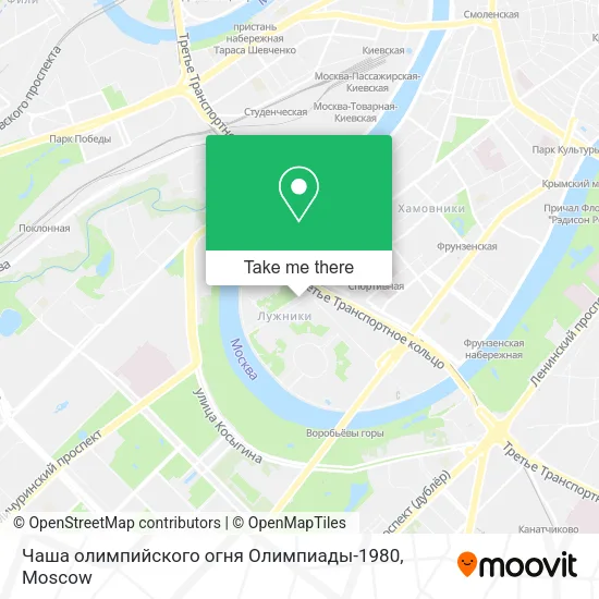 Чаша олимпийского огня Олимпиады-1980 map