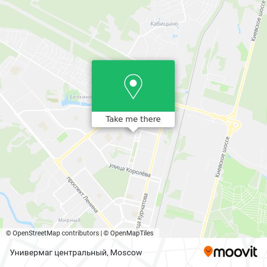 Универмаг центральный map