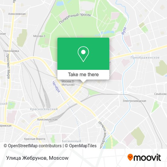 Улица Жебрунов map