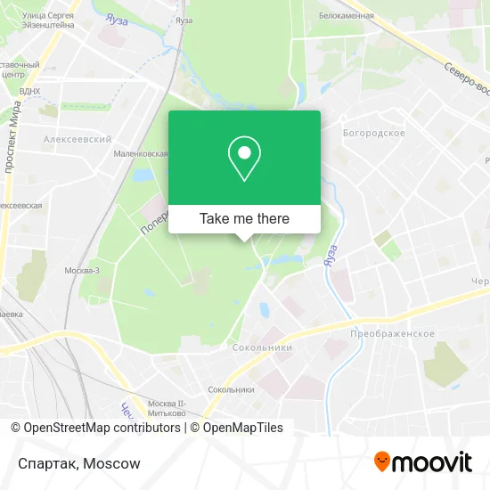 Спартак map