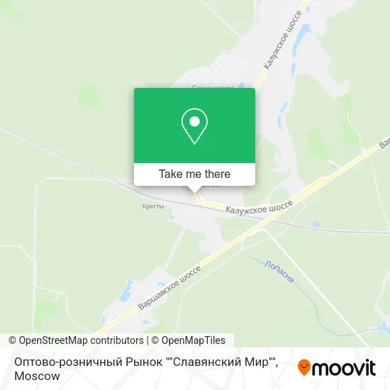 Оптово-розничный Рынок ""Славянский Мир"" map