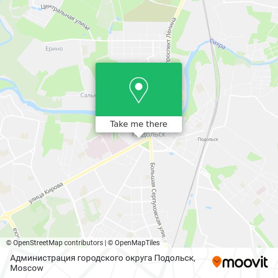 Администрация городского округа Подольск map
