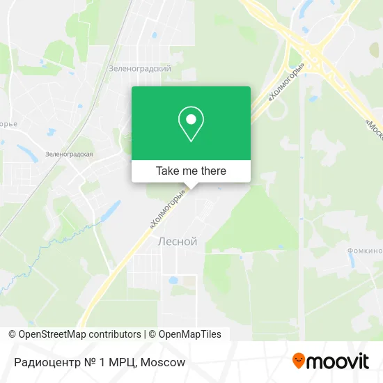 Радиоцентр № 1 МРЦ map
