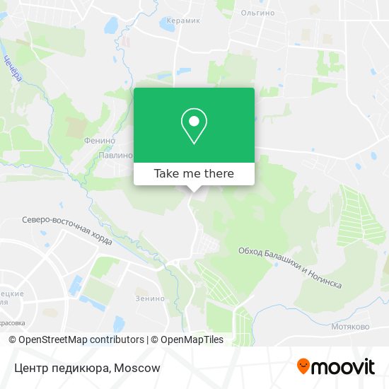 Центр педикюра map