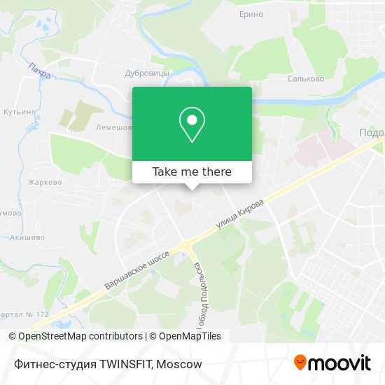 Фитнес-студия TWINSFIT map