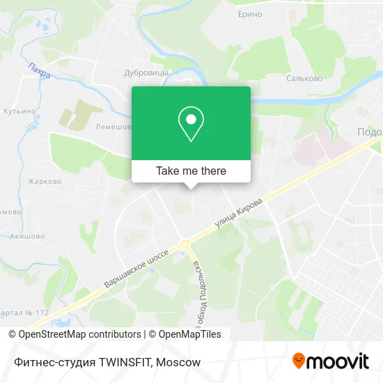 Фитнес-студия TWINSFIT map