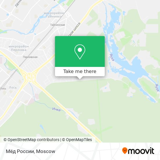 Мёд России map