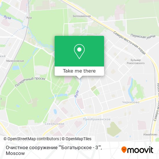 Очистное сооружение ""Богатырское - 3"" map