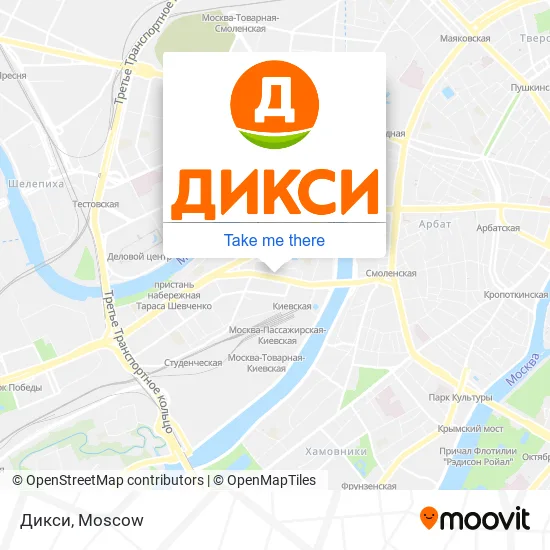 Дикси map