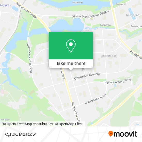 СДЭК map