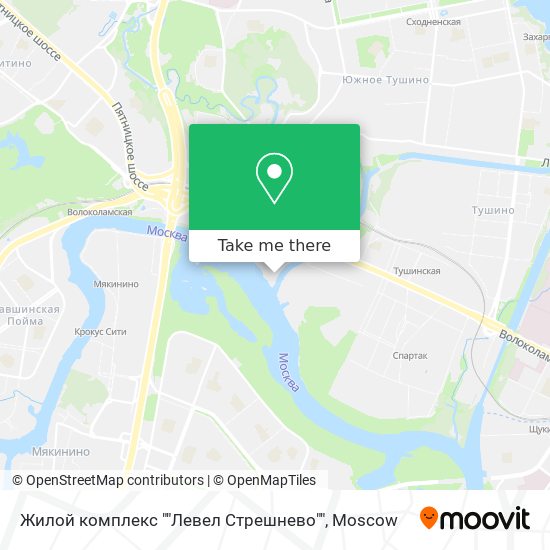 Жилой комплекс ""Левел Стрешнево"" map