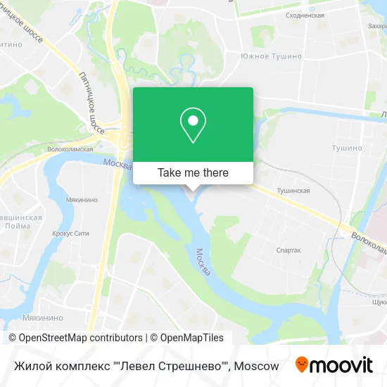 Жилой комплекс ""Левел Стрешнево"" map
