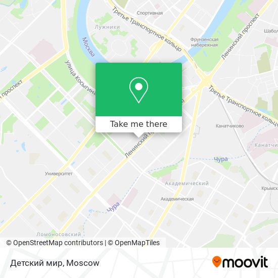 Детский мир map