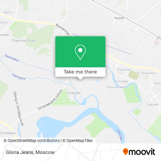 Gloria Jeans map
