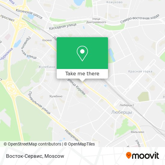 Восток-Сервис map