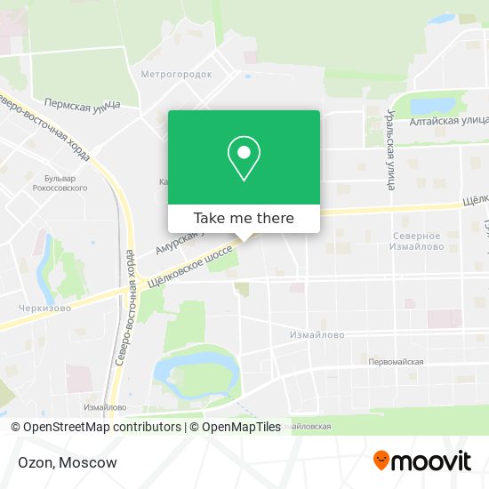 Ozon map