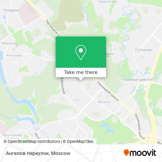 Ангелов переулок map